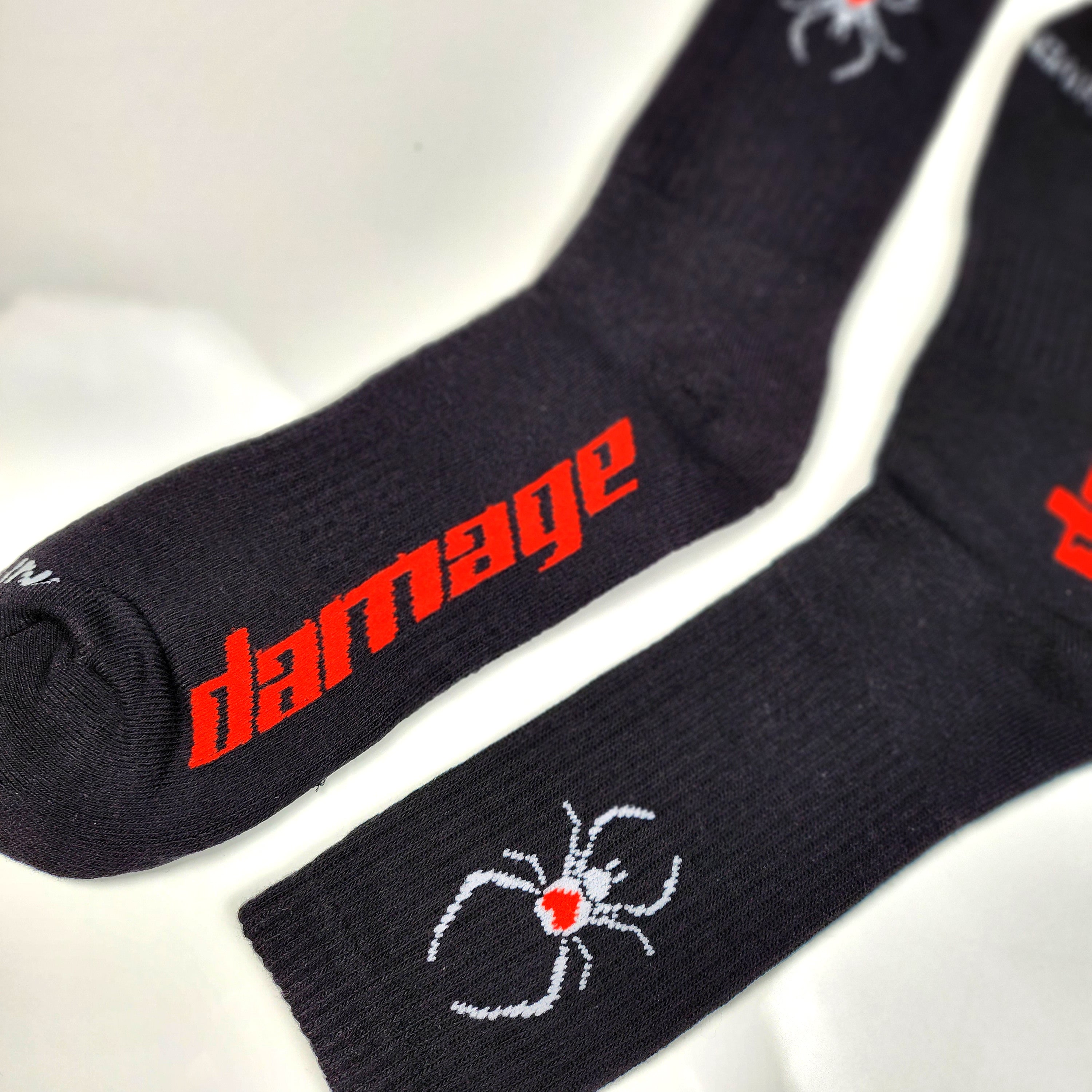 Black Spider HIVEMIND x DAMAGE Socks