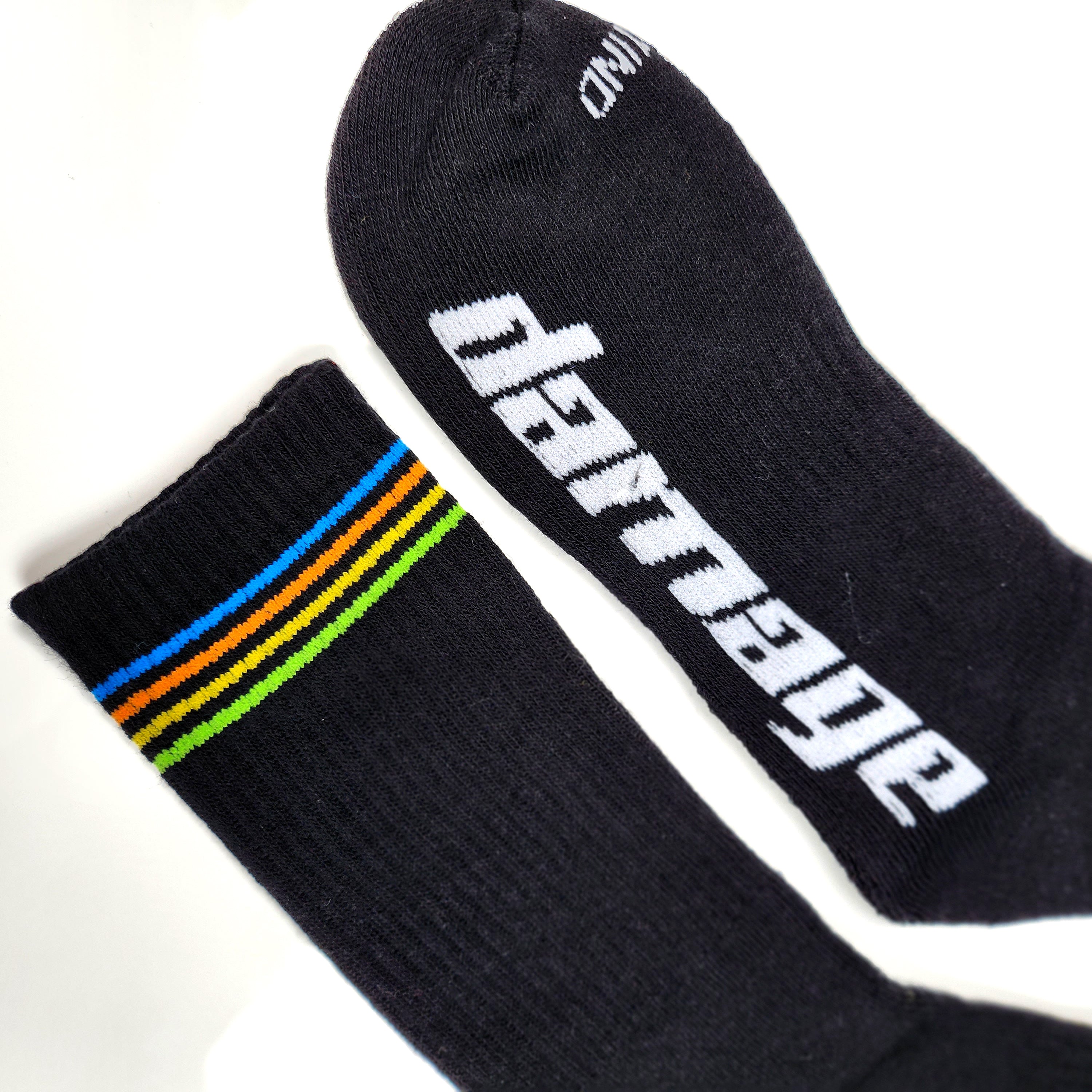 Black HIVEMIND x DAMAGE Socks