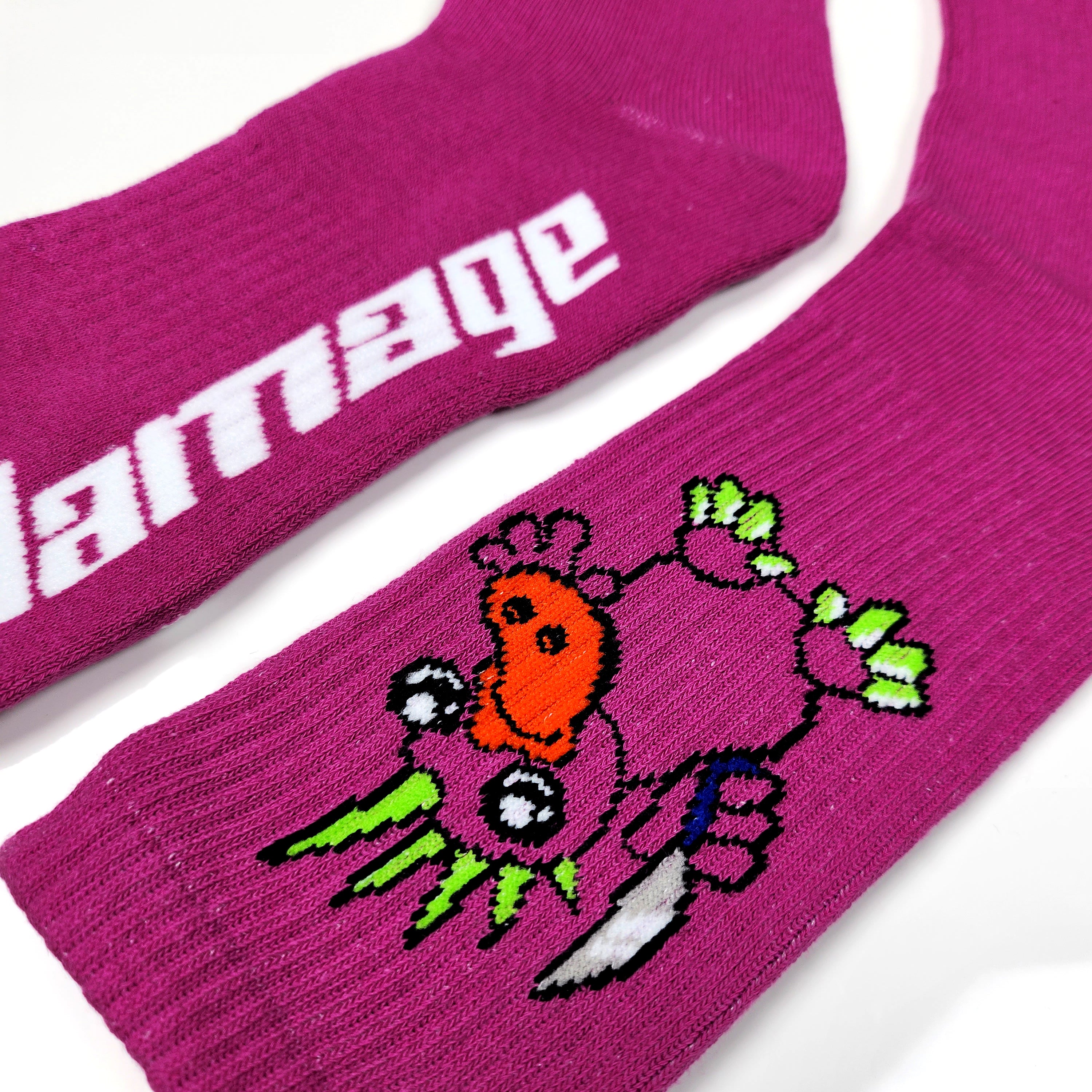 Purple Platypus HIVEMIND x DAMAGE Socks