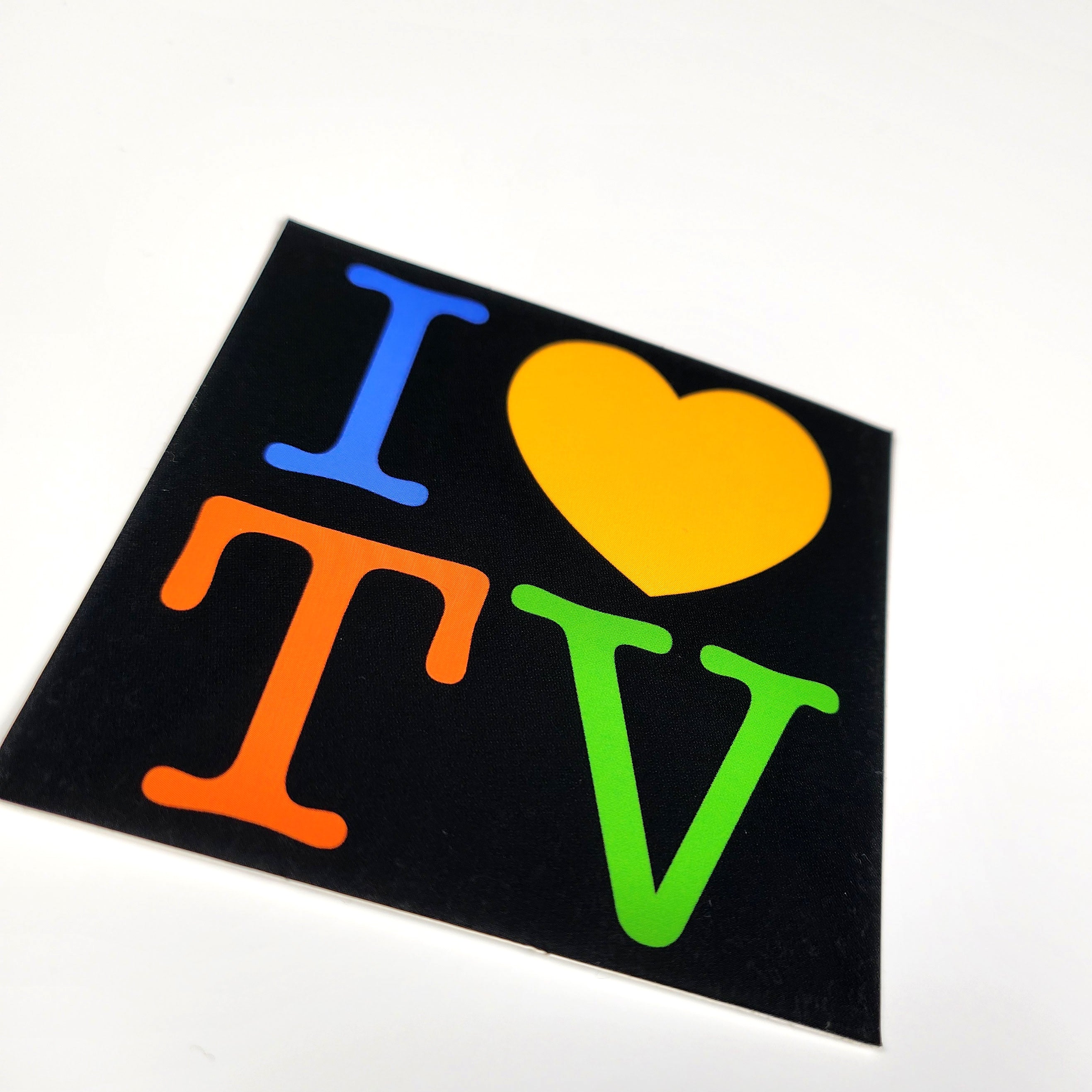 I <3 TV Sticker